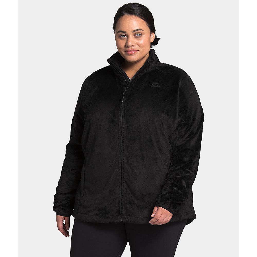 The North Face Fleece Womens Australia - The North Face Plus Osito Black Snow (IGR-872916)